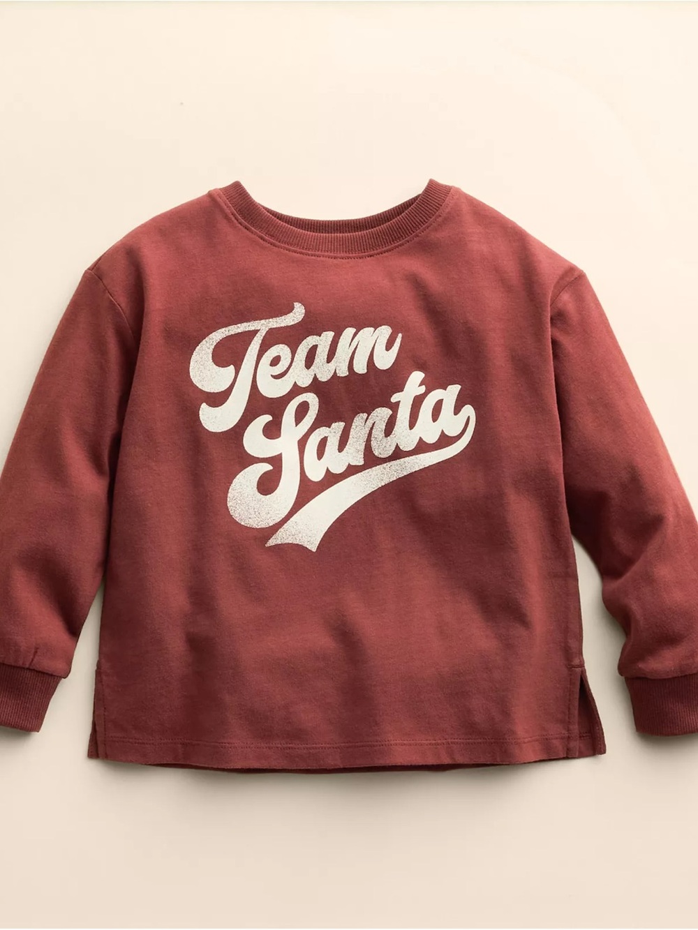 Little Co by Lauren Conrad - 'Team Santa' Graphic Sweatshirt - 18M